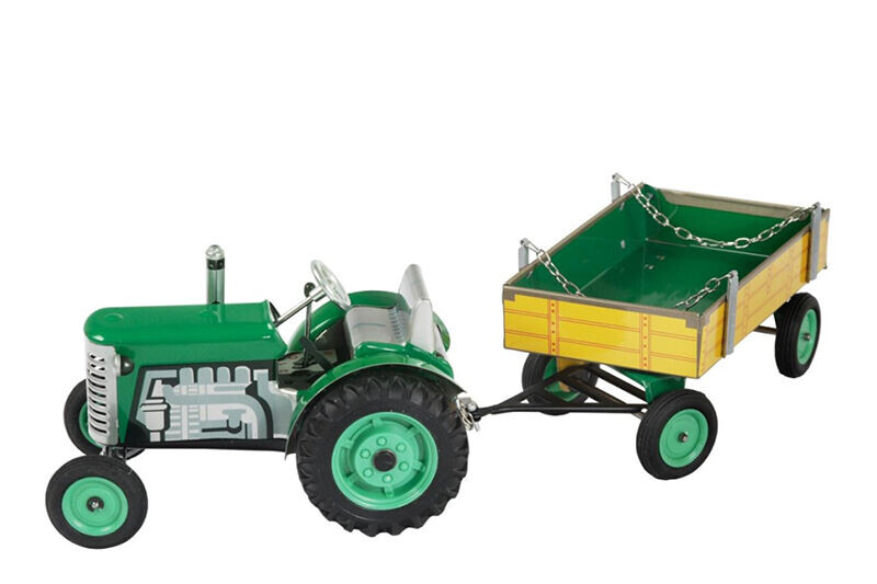 Kovap Zetor s valníkem zelený 1:25